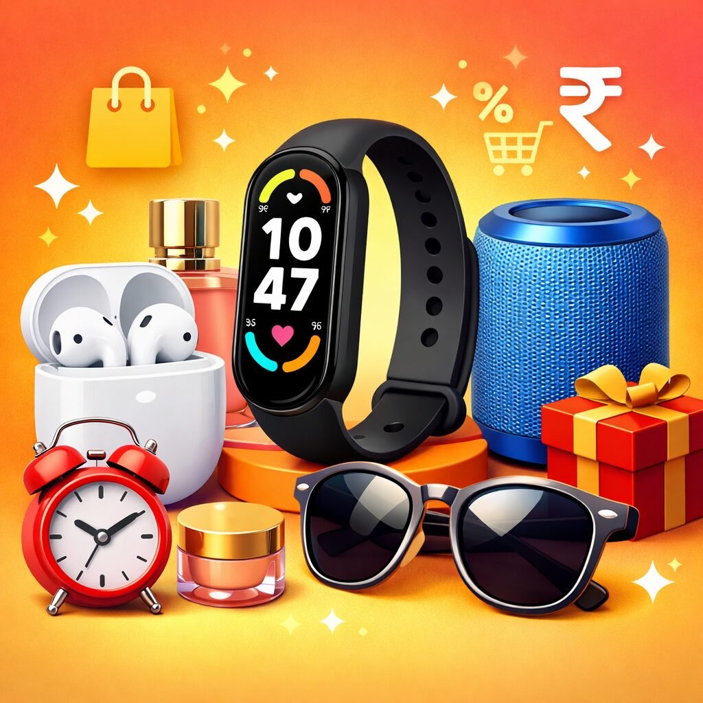 Best budget deals under ₹1000 featuring smart gadgets and lifestyle products for Indian online shoppers